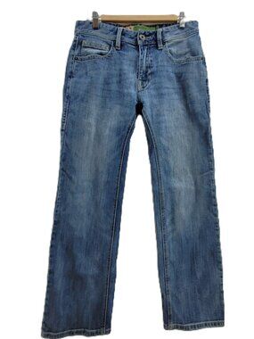 Rock & Roll Denim Jeans Men's 30x30 Blue Stretch Pistol Straight 5 Pocket